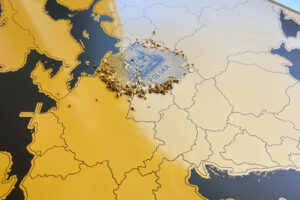 Zdrapka mapa Europy